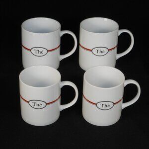 4 coffee mugs. toscany collection Japan Bon Appitit